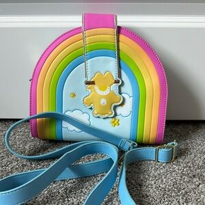 NWOT Loungefly Funshine Bear Rainbow Crossbody Bag